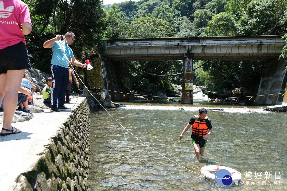 小烏來水域安全宣導體驗營開跑，7月8日9時起開放線上報名。