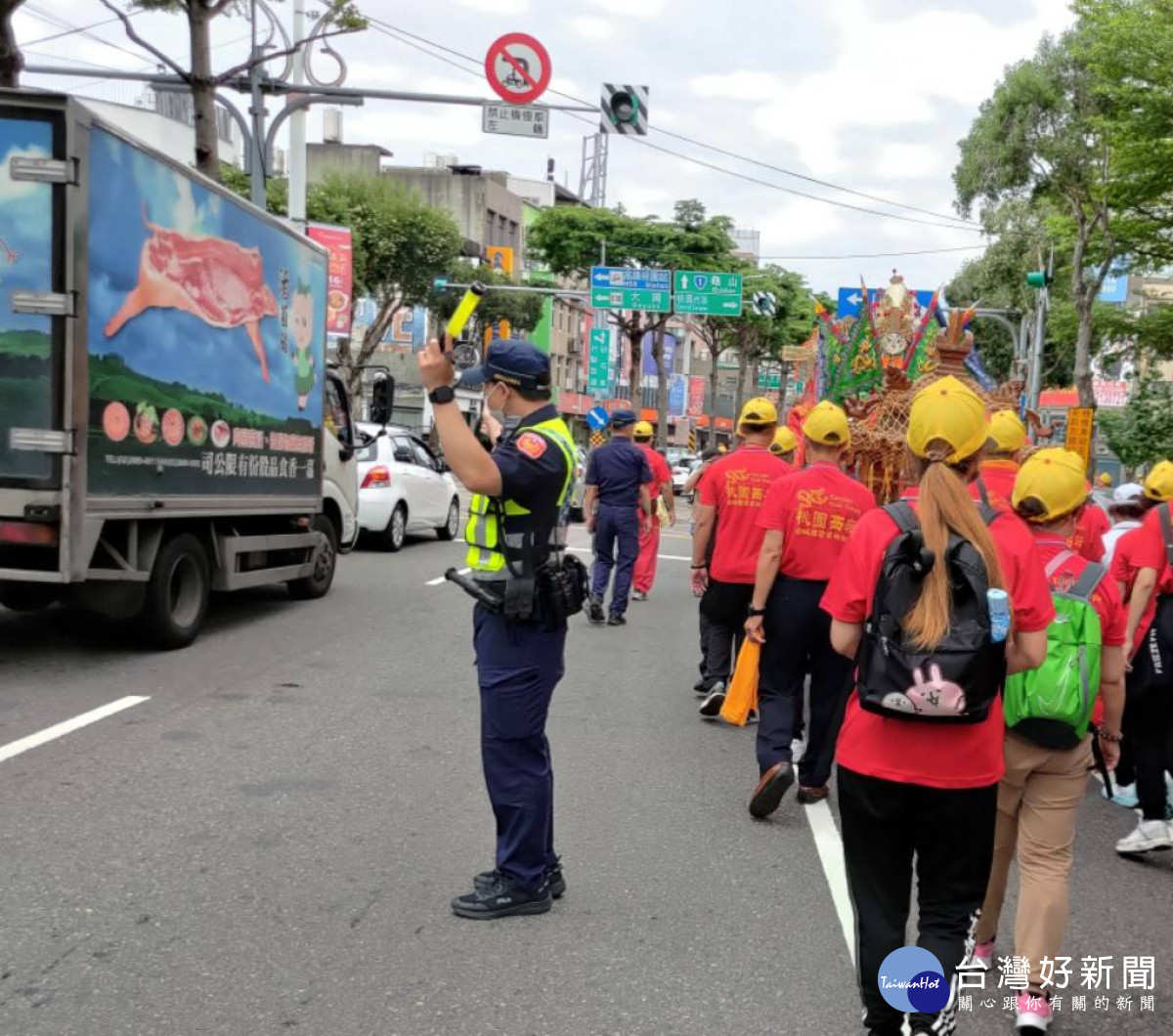 桃園聖義堂主辦2024國際關公文化節遶境活動。