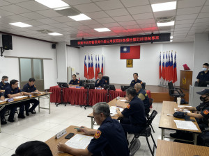 桃市警局副局長陳武康坐鎮並主持勤教。