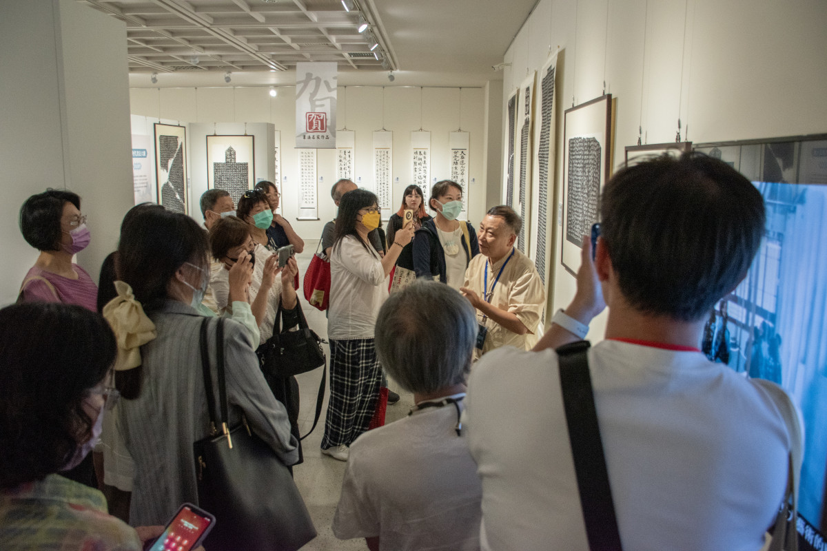 西安碑林兩岸臨書展開幕　中台世界博物館翰墨飄香 台灣好新聞 第6張