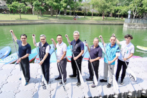 「水岸花都SUP音樂漫划行」於豐原葫蘆墩公園歡樂登場