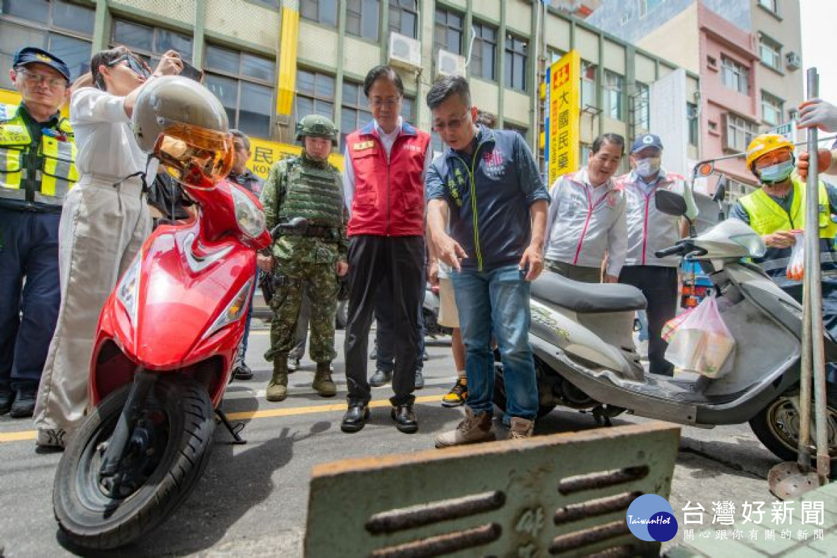 環保局已加強道路側溝巡檢及清疏作業。