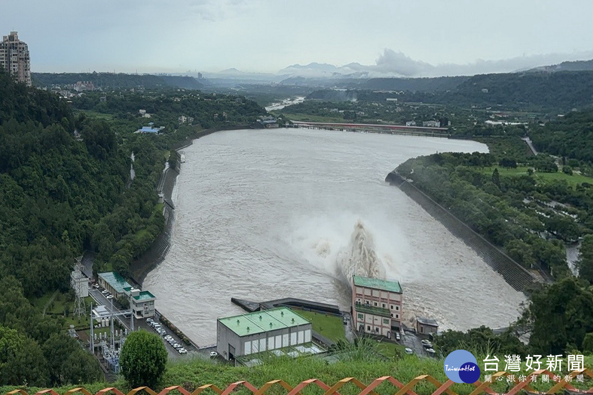 凱米颱風帶來豐沛水量　石門水庫蓄水率達96.1 % 台灣好新聞 第2張