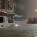 凱米颱風造成嘉義市部分地區淹水，嘉義市長黃敏惠表示，淹水災害比照中央加碼補助/陳致愷翻攝