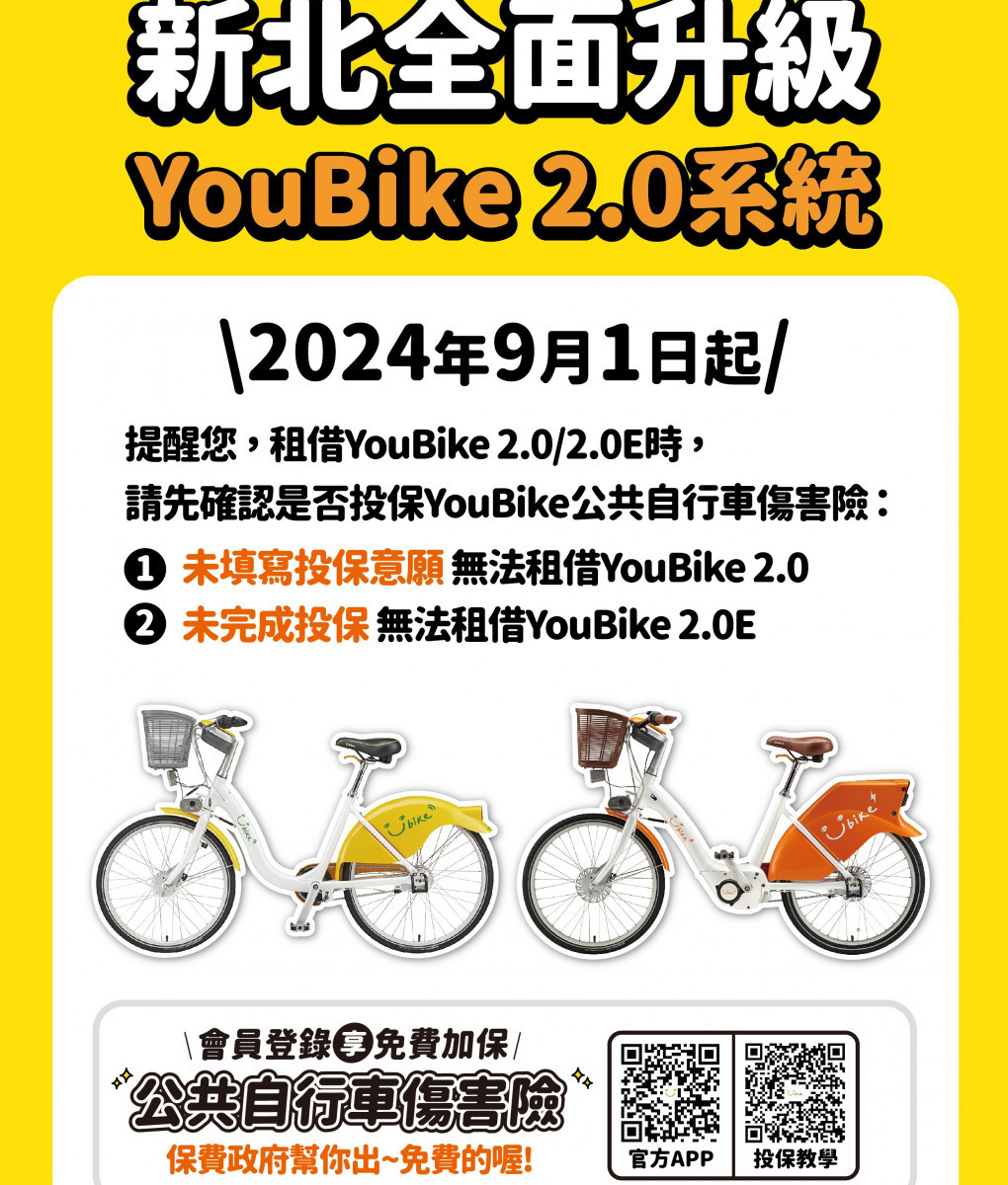 綠色運輸再進化　新北桃園YouBike全面升級2.0系統