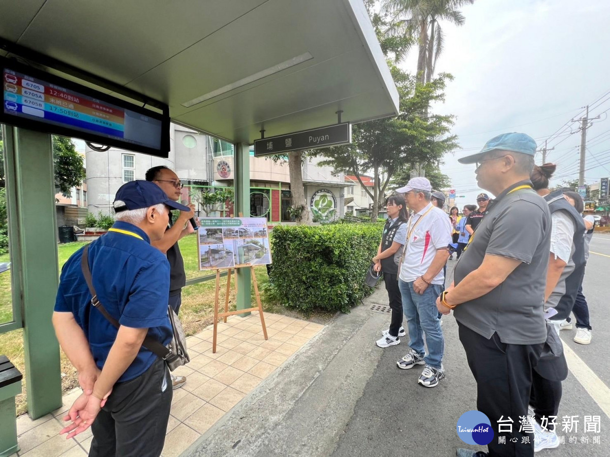 低碳行動項目「設置公車候車亭」。圖／彰化縣政府提供