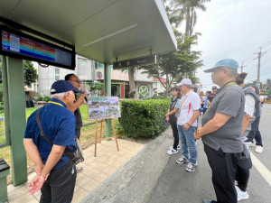 低碳行動項目「設置公車候車亭」。圖／彰化縣政府提供