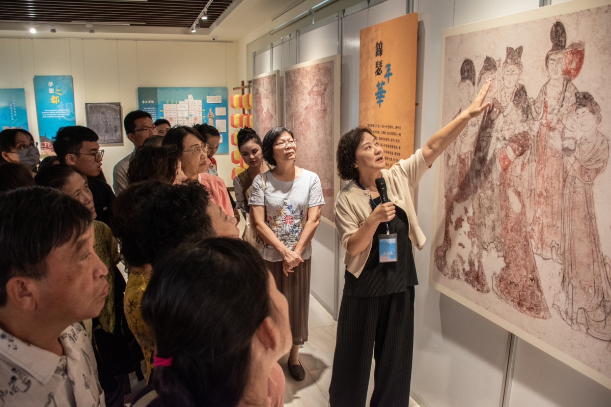 盛世壁藏～唐代壁畫文化特展 青春開幕　南華大學 喜見唐代青年男女生活風華 台灣好新聞 第3張