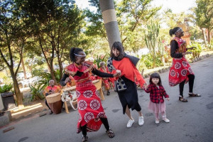 春節期間還有獨特的「非洲面具節」讓住客們感受全台唯一非洲部落文化體驗。