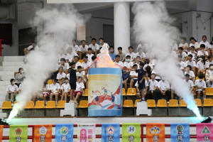 「113年嘉義市中小學聯合運動會」今天在嘉義市東區體育館盛大舉行開幕典禮／嘉義市府提供