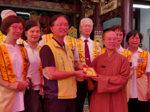 彰化開化寺香火300年 ，10/19迎請觀世音菩薩巡境賜福。圖／記者鄧富珍攝