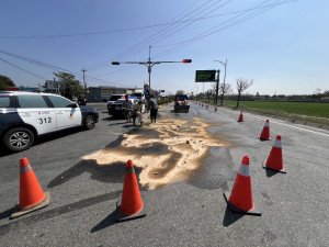 嘉義縣環保局成立通報平台即時反映道路狀況，提供道路安全／嘉義縣府提供