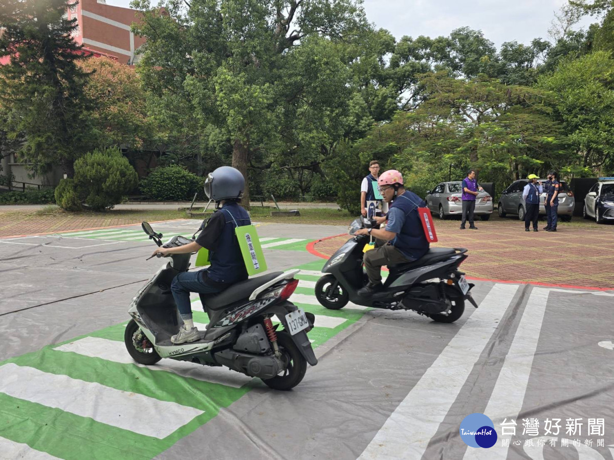 校園路口實境模擬騎乘安全　提升全民交通安全意識