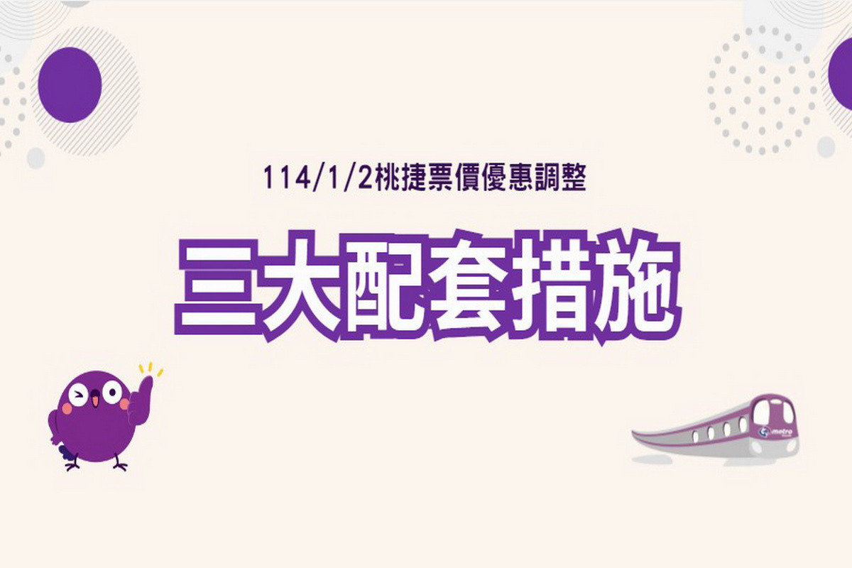 機場捷運營運成本大增，114年1/2起實施三大配套措施TPASS售價不變。<br />
