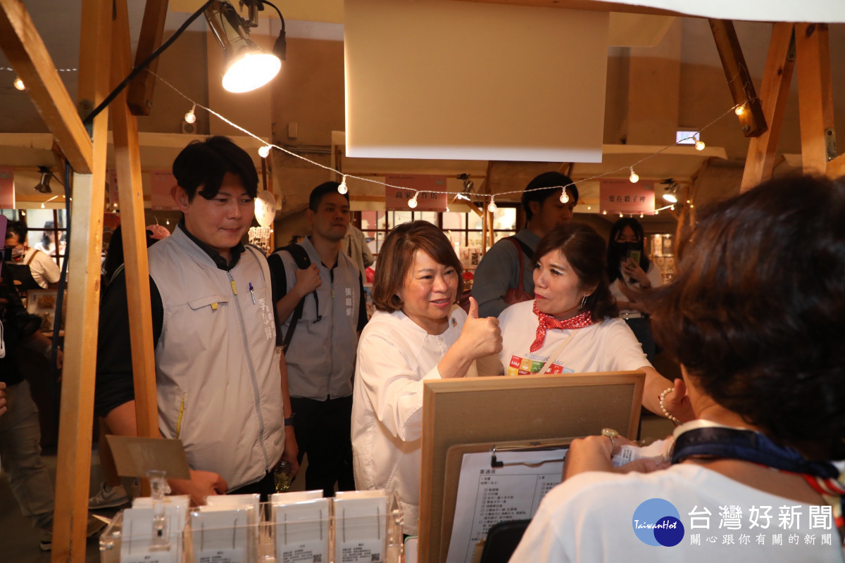 嘉義市長黃敏惠北上華山文創園區為女力加油打氣／嘉義市府提供