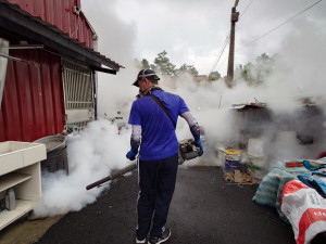 彰化縣今年首例本土登革熱個案現蹤，籲請民眾落實孳生源清除。圖／彰化縣政府提供