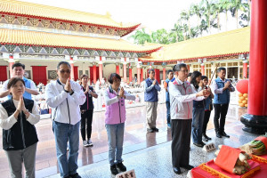 桃園市副市長王明鉅擔任主祭官。