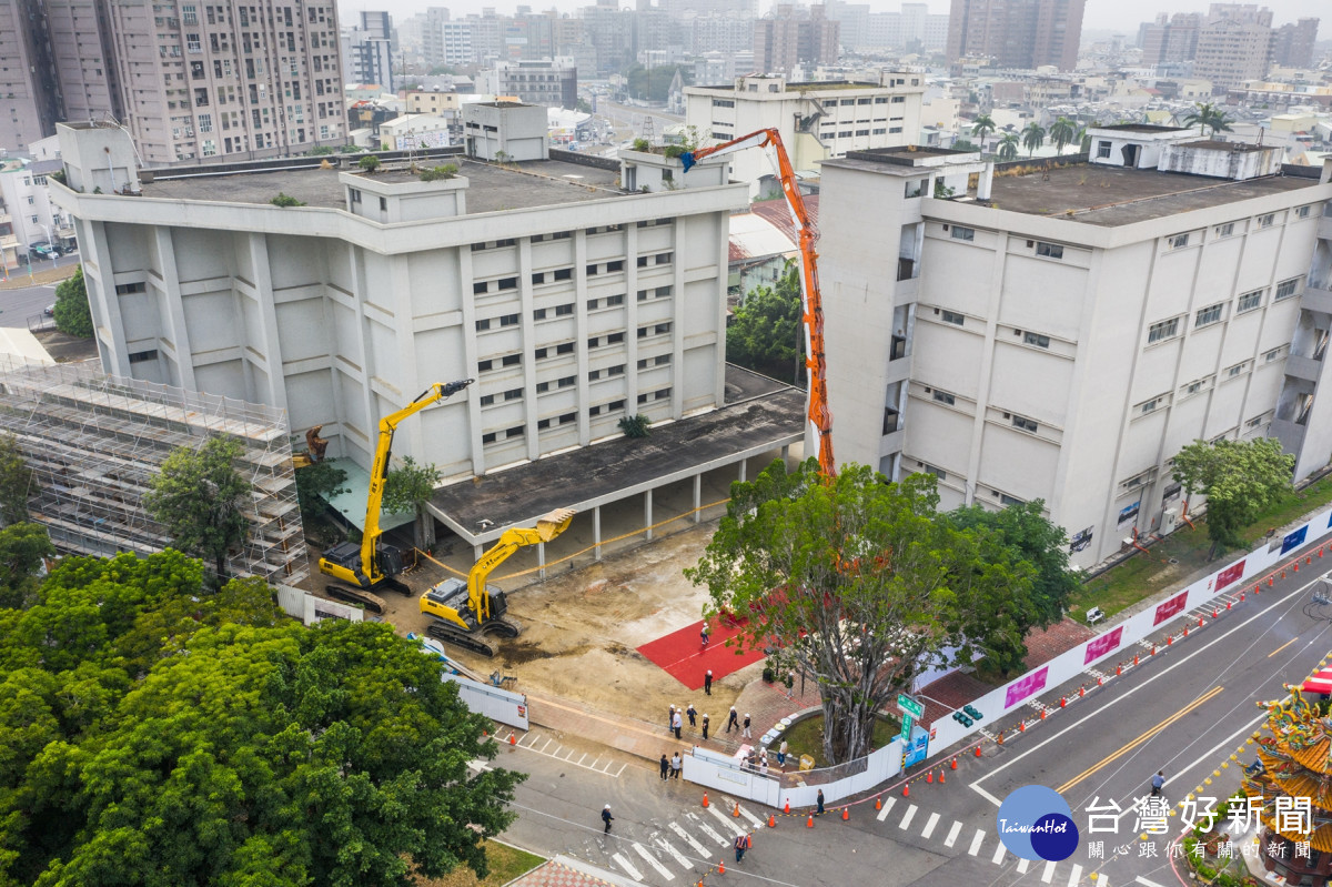 嘉義市舊嘉義菸葉廠一期升級工程今(15日)天正式啟動／嘉義市府提供