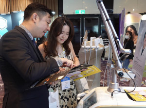 台灣皮膚科醫學會第50屆年會現場。（圖／膠原科技）