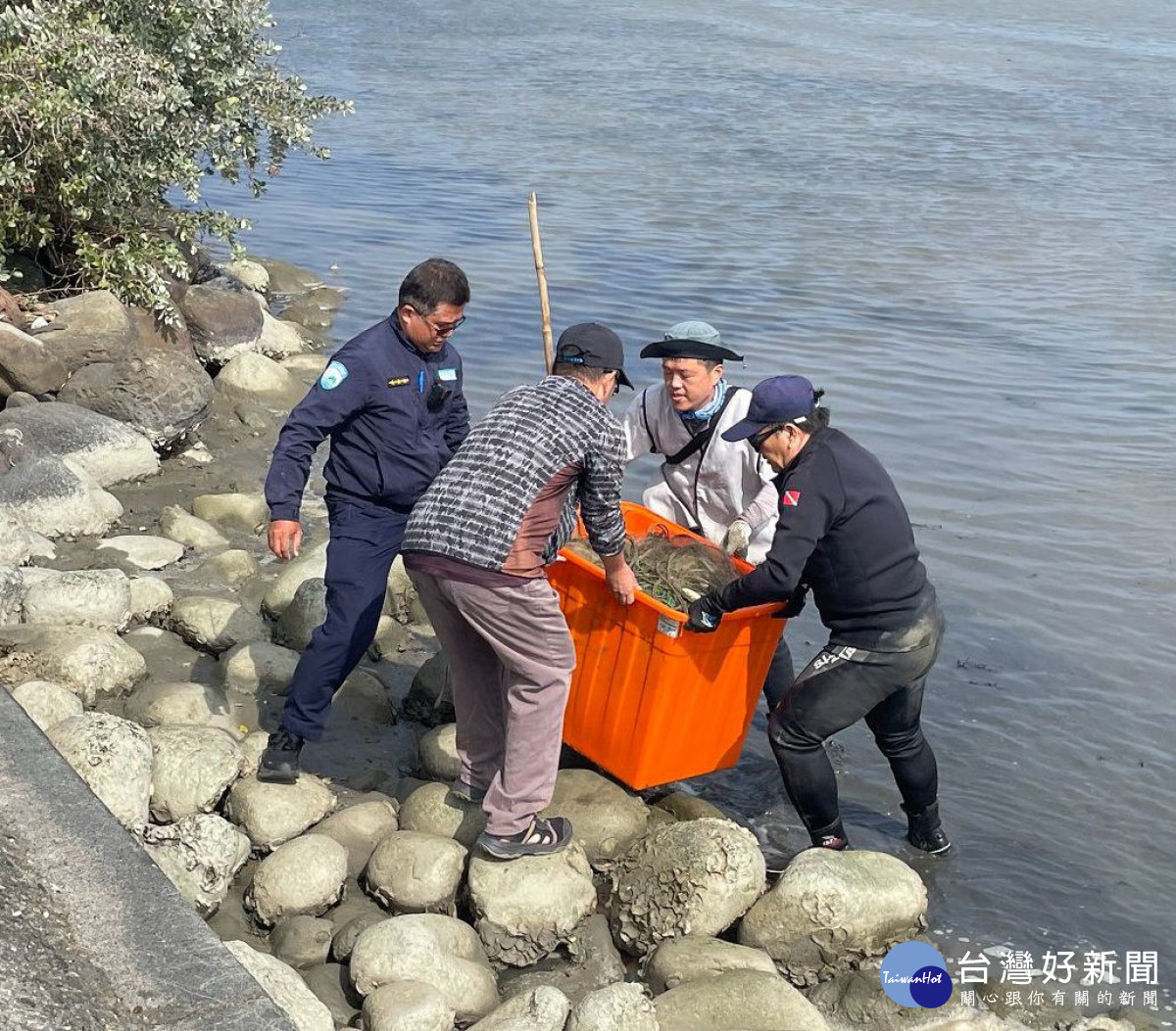 黑琵生態保護區驚傳違置流刺網　台江處籲：勿以身試法 台灣好新聞 第2張