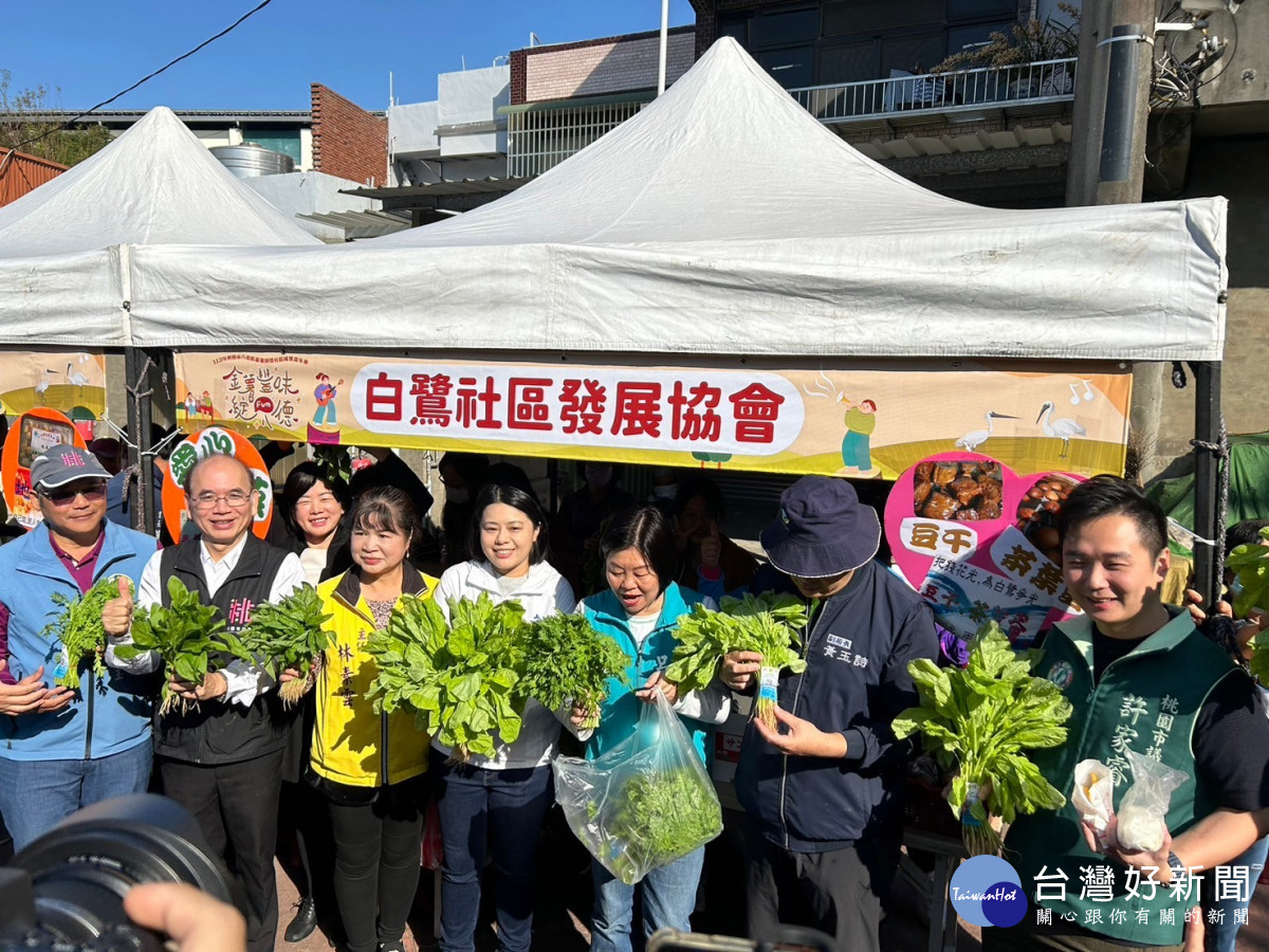 八德區公所在元聖宮辦理「113年桃園市八德區蕃薯節暨社區成果嘉年華」。