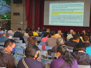 國道1號楊頭拓寬工程第二場公聽會召開。
