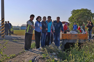 雲林縣大埤鄉舊庄農地重劃區3條農水路修繕工程正式開工／翻攝照片