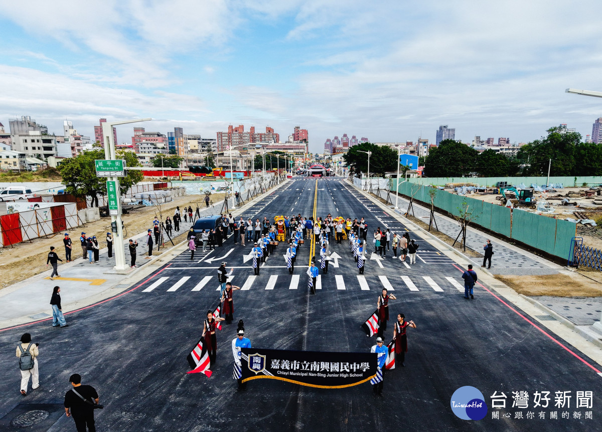 嘉義市新生路段公明路至民族路在元旦前正式通車／嘉義市府提供