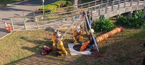 桃園市政府針對雨水下水道人孔功能全面創新改進，為道路安全與搜救效率帶來嶄新突破。