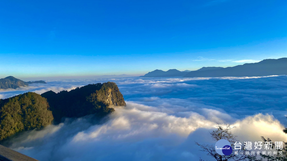 阿里山森林遊樂區祝山觀日平台雲海／嘉義縣府提供