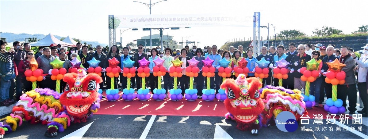 投入12億打通田中二水，東彰道路南延段正式通車。圖／彰化縣政府提供