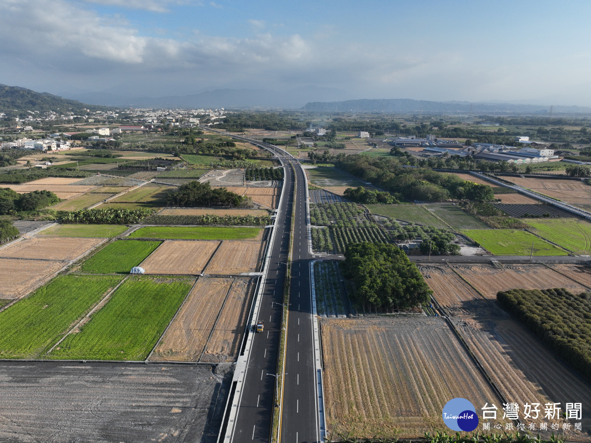 投入12億打通田中二水，東彰道路南延段正式通車。圖／彰化縣政府提供