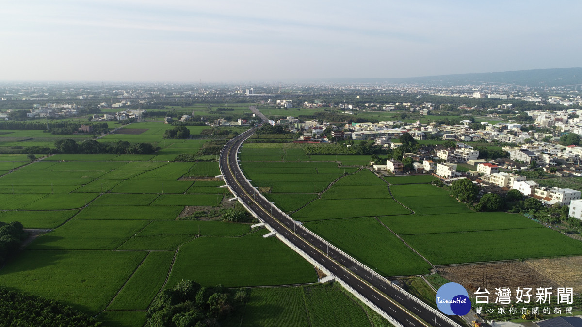 投入12億打通田中二水，東彰道路南延段正式通車。圖／彰化縣政府提供