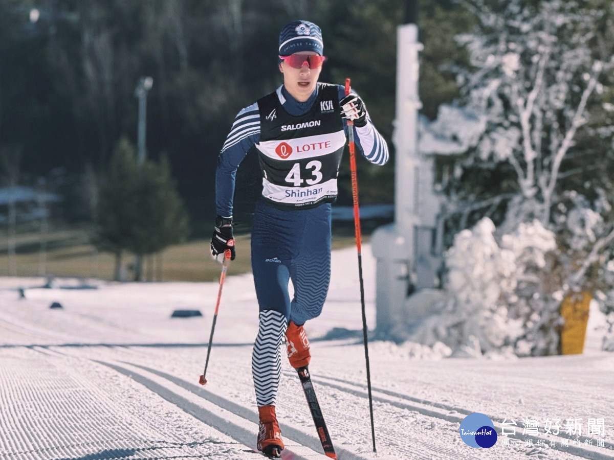 越野滑雪選手李杰翰積極備戰。