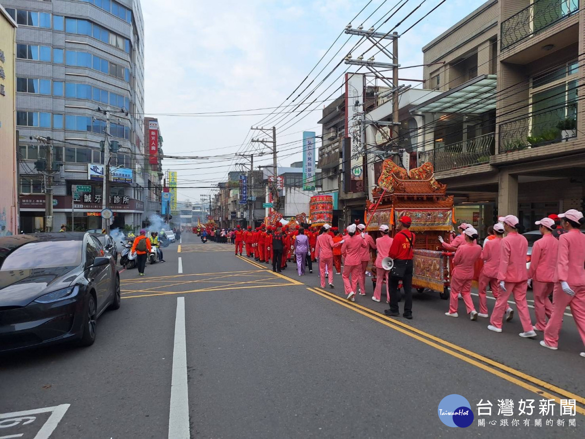 桃園龍德宮天上聖母四媽祖駐駕楊梅錫福宮 ，遶境路線楊梅警報給你知。