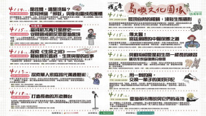 ▲114年春季「羅長青講堂」場次表。