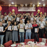▲園管局高屏分局表揚45位模範勞工。
