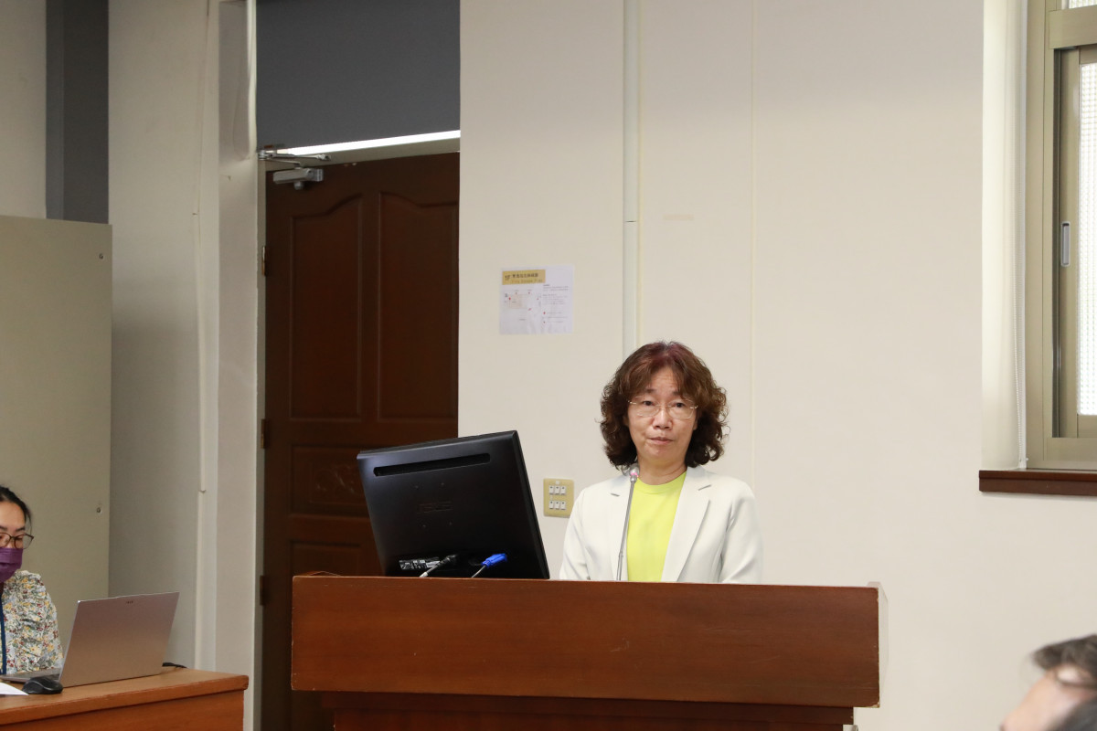 國家衛生研究院感染症與疫苗研究所陳宜君所長。