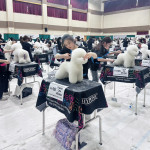 韓國寵物藝術文化美容大賽比賽現場。(圖/嶺東科技大學)