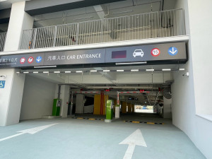 第二市場停車場正辦理驗收作業，預計年中啟用