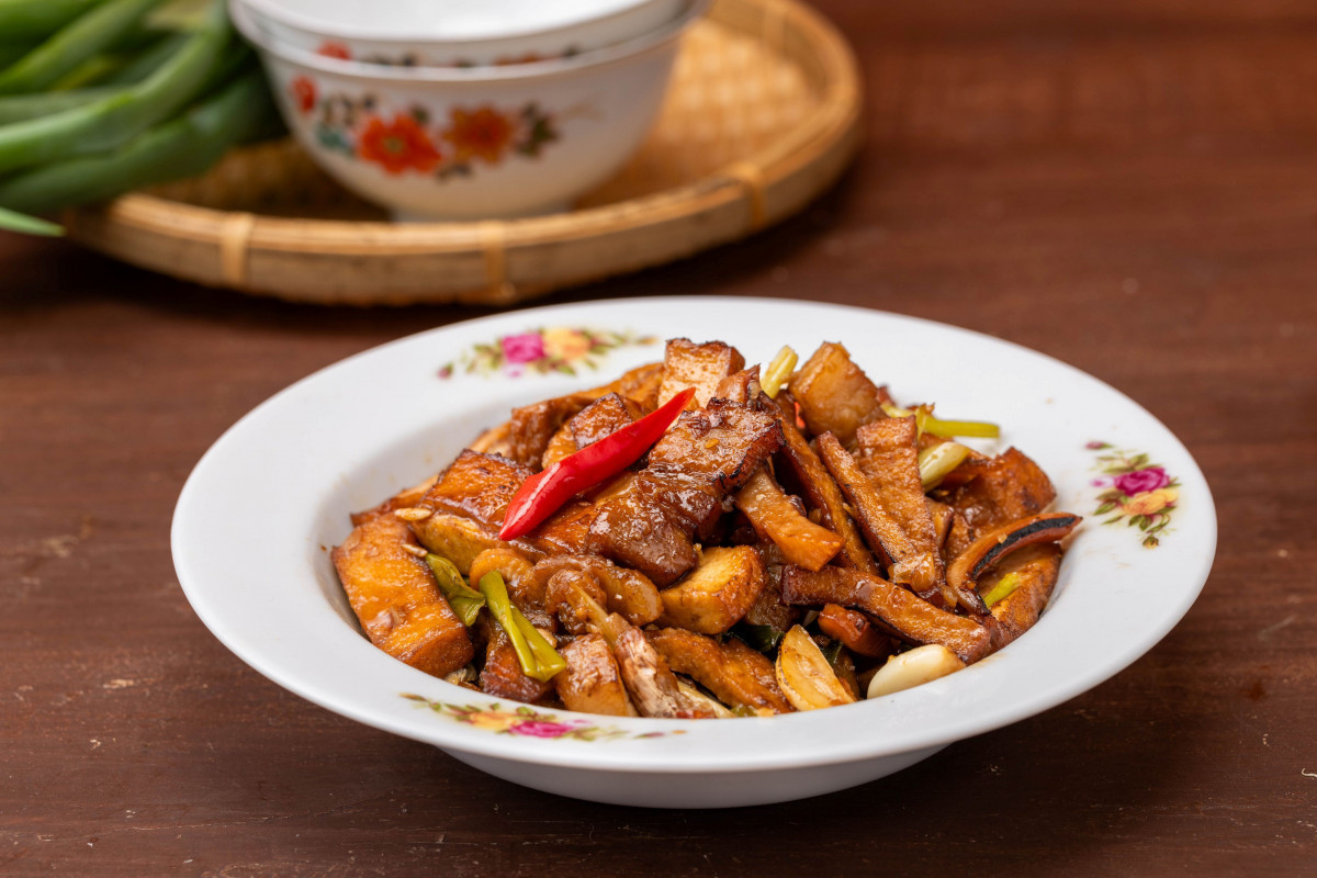 最具代表性的台菜料理，客家小炒位居第二。