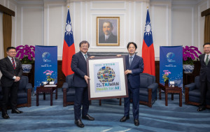 總統賴清德接見世衛行動團（圖／總統府Flickr）