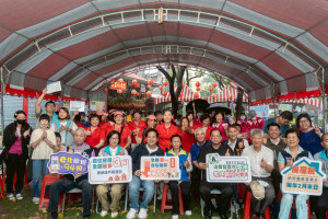 竹市健身球舞藝展演租稅宣導活動。