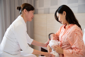 彰基投注心力守護婦幼健康，並設有產後護理之家，打造從助孕到產後的一站式照護服務。圖／彰基醫院提供