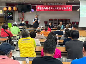 分局長張仁傑希望藉由社區居民擴大積極參與社區治安診斷，強化自我防衛能力，提升社區治安維護。