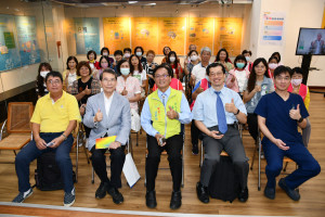 財團法人精神健康基金會彰化精神健康學苑與彰化市公所聯合舉辦腦科學教育巡迴展開幕。圖／記者鄧富珍攝
