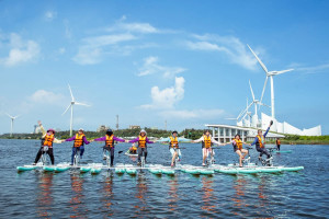 彰化最潮夏日盛事慶安水樂園增四大亮點7/5精彩登場，水上體驗項目6/10開放線上報名。圖／記者鄧富珍攝