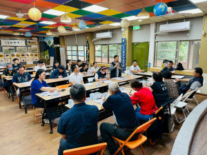 市府與雙崎部落民眾交流自達1路幸福巴士營運情況