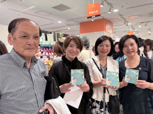 花壇茉莉茶香飄進日本頂級百貨，彰化優鮮亮相阪急百貨獲熱烈好評。圖／彰化縣政府提供