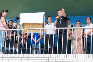 復興區公所說明復興區介壽國中停車場整建工程。